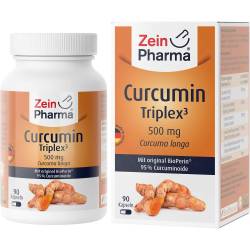 Curcumin-Triplex3 500 mg/Kap.95% Curcumin+BioPerin 90 St