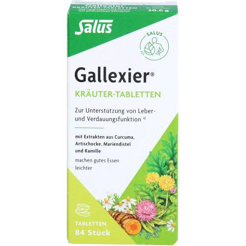 Gallexier Kräuter-Tabletten Salus 84 St