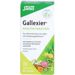 Gallexier Kräuter-Tabletten Salus 84 St
