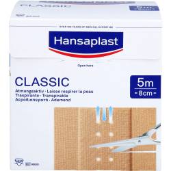 Hansaplast Classic Pflaster 8 cmx5 m 1 St