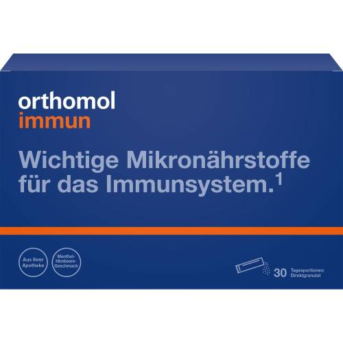 Orthomol Immun Direktgranulat Himbeer/Menthol 30 St