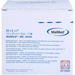 Mullkompressen 10x20 cm steril 8fach 50 St