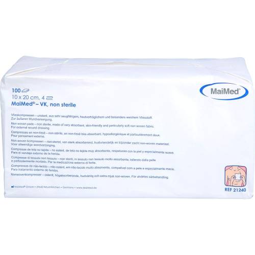 Vlieskompressen unsteril 10x20 cm 100 St