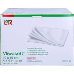 Vliwasoft Vlieskompressen steril 10x10 cm 6l. 100 St