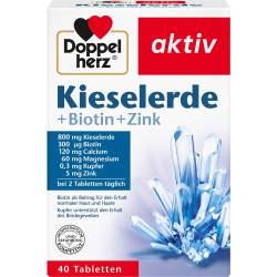 Doppelherz Kieselerde+Biotin+Zink Tabletten 40 St