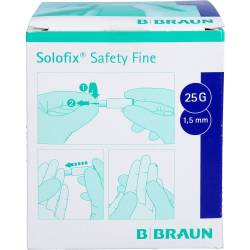 Solofix Safety Fine Lanzetten 25 Gx1,5 mm 200 St