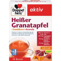 Doppelherz heißer Granatapfel+Sanddorn+Acerola 10 St