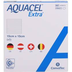 Aquacel Extra 15x15 cm Verband 5 St