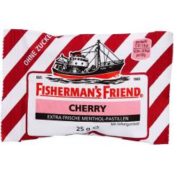 Fishermans Friend Cherry ohne Zucker Pastillen 25 g
