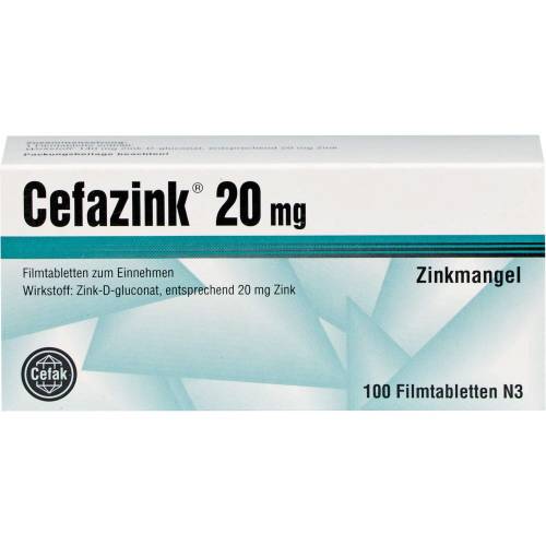 Cefazink 20 mg Filmtabletten 100 St