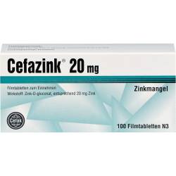 Cefazink 20 mg Filmtabletten 100 St