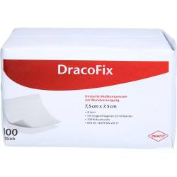 Dracofix Op-Kompressen 7,5x7,5 cm unsteril 8fach 100 St