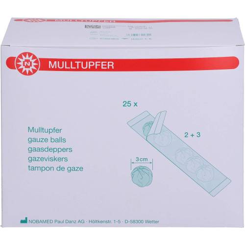 Tupfer Set 2+3 steril 25 St