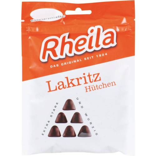 Rheila Lakritz Hütchen Gummidrops mit Zucker 90 g