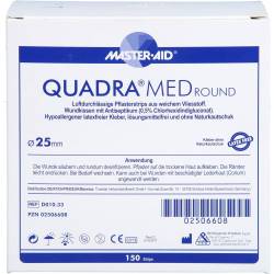 Quadra Med round 25 mm Strips Master Aid 150 St