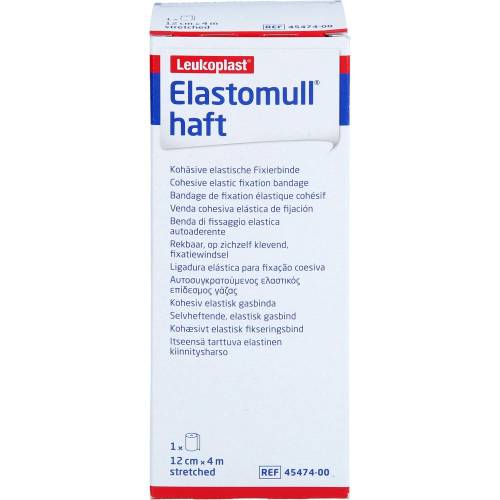 Elastomull haft 12 cmx4 m Fixierbinde 1 St