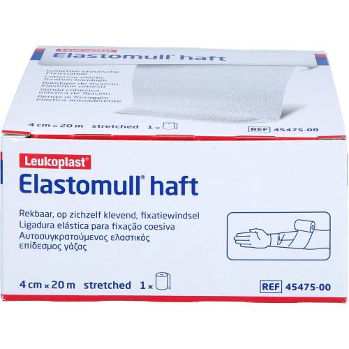 Elastomull haft 4 cmx20 m Fixierbinde 1 St