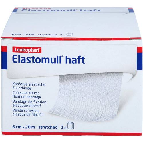 Elastomull haft 6 cmx20 m Fixierbinde 1 St