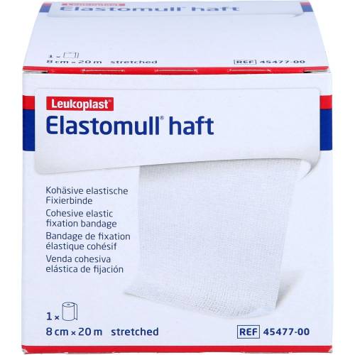 Elastomull haft 8 cmx20 m Fixierbinde 1 St
