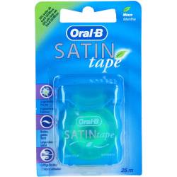 Oral B Zahnseide Satintape blau Blisterkarte 1 St