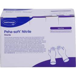 Peha-Soft nitrile Unt.Handsch.steril puderfrei L 100 St