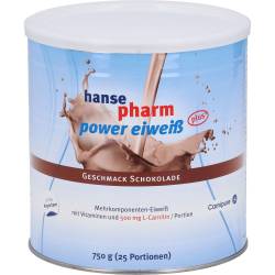 Hansepharm Power Eiweiß plus Schoko Pulver 750 g