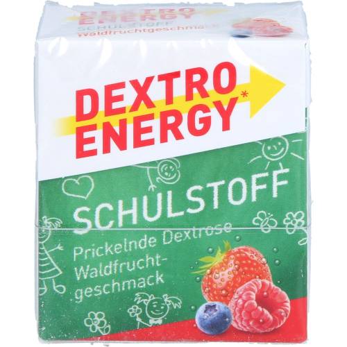 Dextro Energy Schulstoff Waldfrucht Täfelchen 50 g