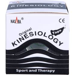 Nasara Kinesiologie Tape 5 cmx5 m schwarz 1 St