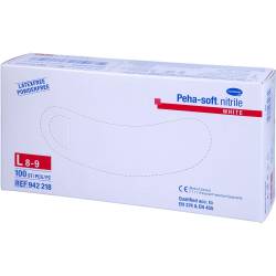 Peha-Soft nitrile white Unt.Hands.unsteril pf L 100 St
