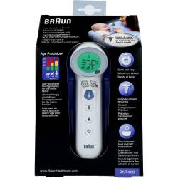 Braun Berührungsfrei+Stirn Thermom.AgePrecis.weiß 1 St