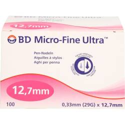 Bd Micro-Fine Ultra Pen-Nadeln 0,33x12,7 mm 100 St