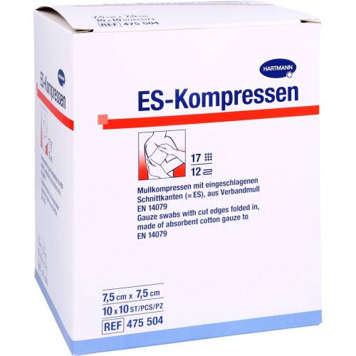 Es-Kompressen steril 7,5x7,5 cm 100 St