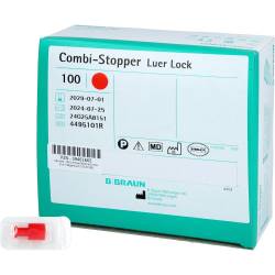 Kombi Stopper Verschlusskonen rot 100 St