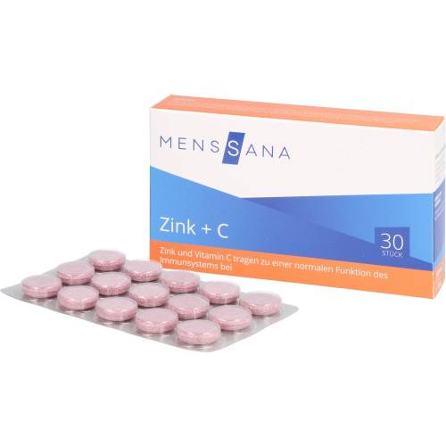 Zink+C MensSana Lutschtabletten 30 St
