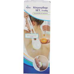 Eincremehilfe-Set 3tlg.Schwamm-Sisal-Bimstein 1 St