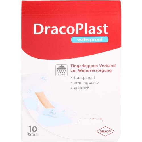 Dracoplast waterproof Fingerkuppenpflaster 10 St