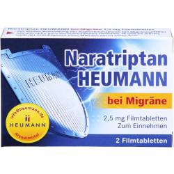 Naratriptan Heumann bei Migräne 2,5 mg Filmtabl. 2 St