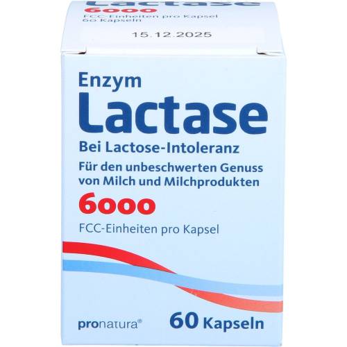 Lactase 6.000 Fcc Kapseln 60 St