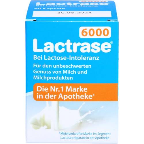Lactrase 6.000 Fcc Kapseln 60 St