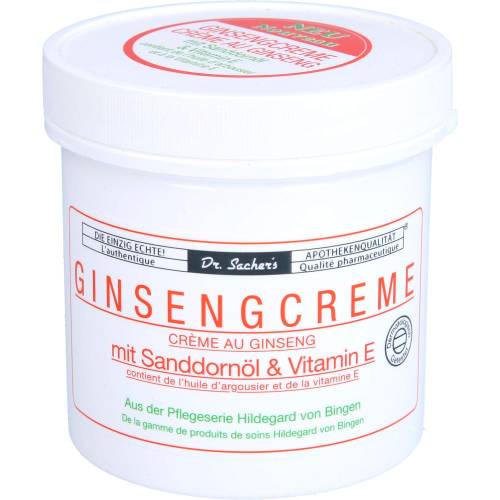 Ginseng Creme mit Sanddornöl & Vitamin E 250 ml