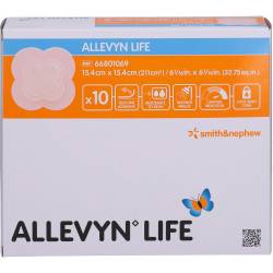 Allevyn Life 15,4x15,4 cm Silikonschaumverband 10 St