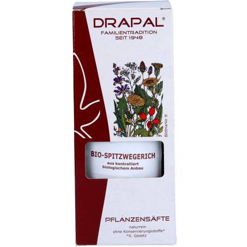 Spitzwegerichblätter Bio Pflanzensaft Drapal 200 ml