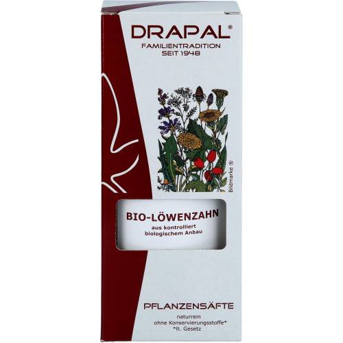 Löwenzahnblätter Bio Pflanzensaft Drapal 200 ml