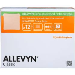 Allevyn Schaumverband 9x11 cm nicht haftend 12 St