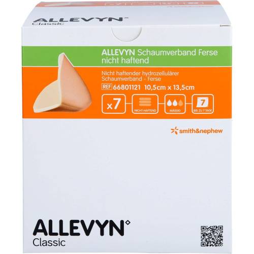 Allevyn Schaumverband Ferse 10,5x13,5cm n.haft. 7 St