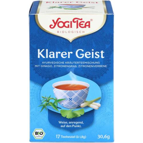 Yogi Tea Klarer Geist Bio Filterbeutel 30,6 g