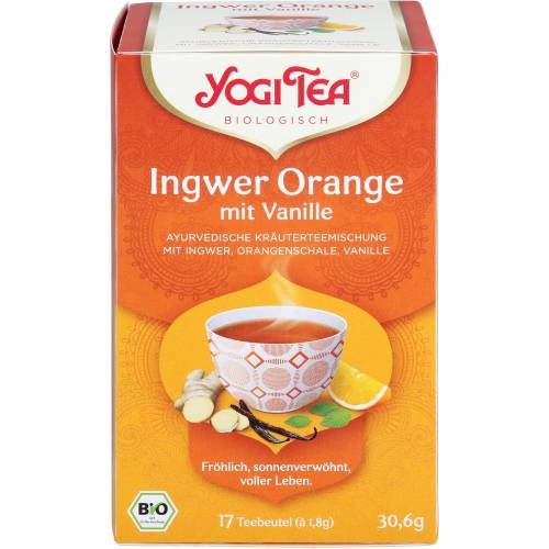 Yogi Tea Ingwer Orange mit Vanille Bio Filterbeut. 30,6 g