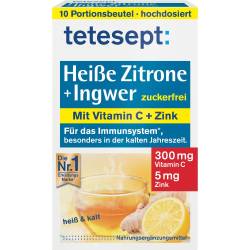 Tetesept heiße Zitrone mit Ingwer zuckerfr.Pulver 30 g