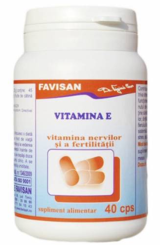VITAMINA E 40 cps, Favisan