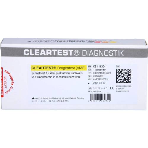 Cleartest Drogentest Amp Teststreifen 1 St